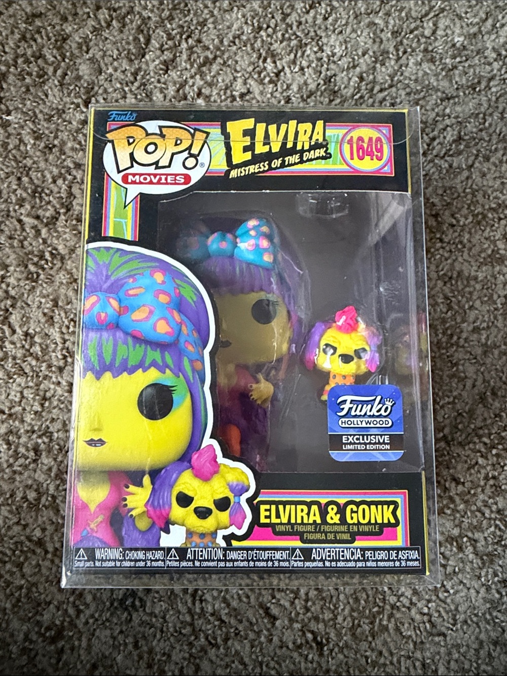Funko Elvira & Gonk – Yellow & Purple Pop! Movies Duo